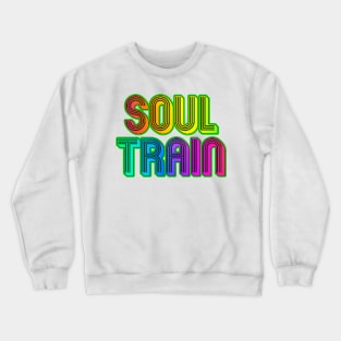 Soul Train Rainbow Neon Crewneck Sweatshirt